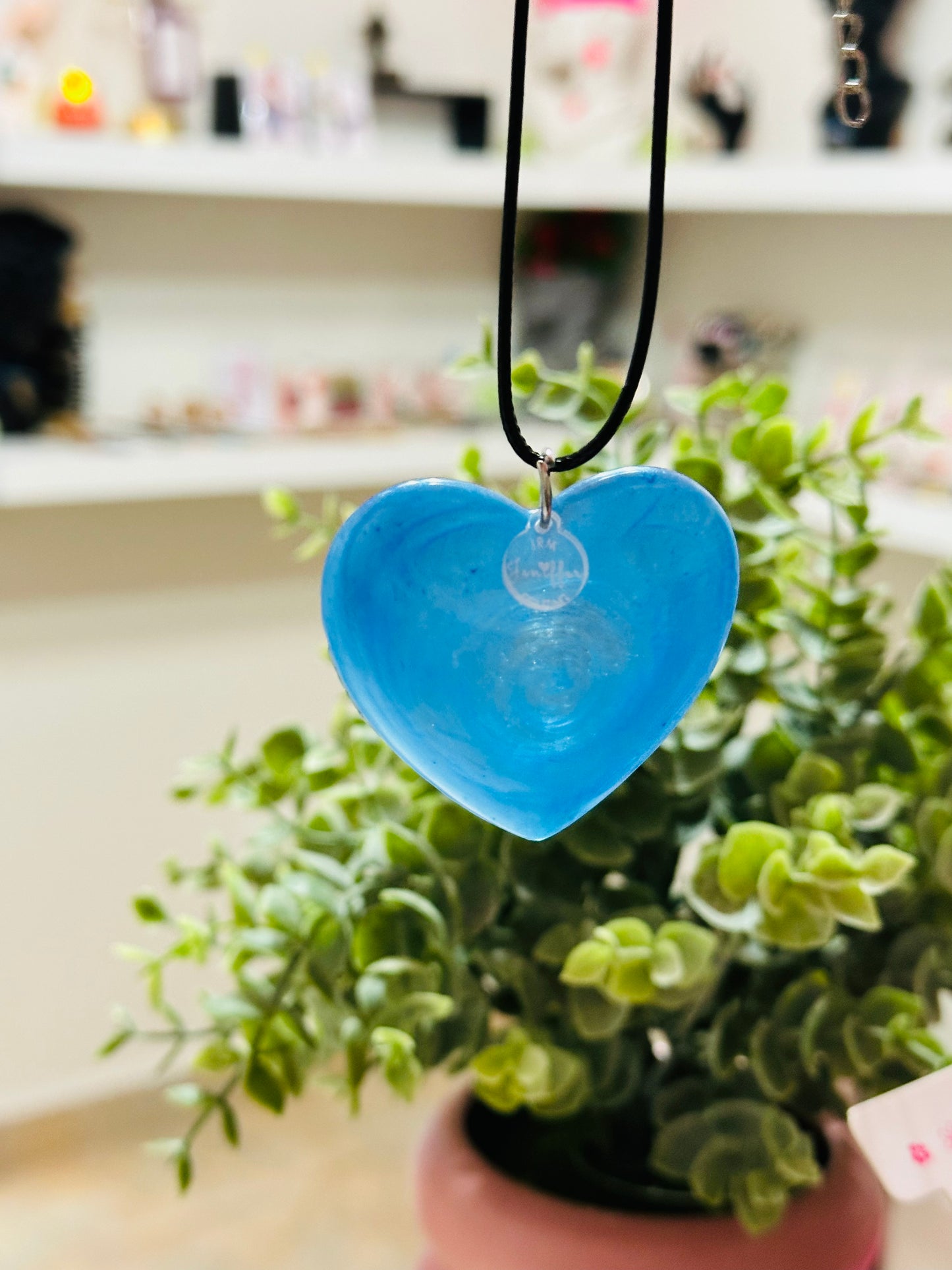 Pendant Corazón azul