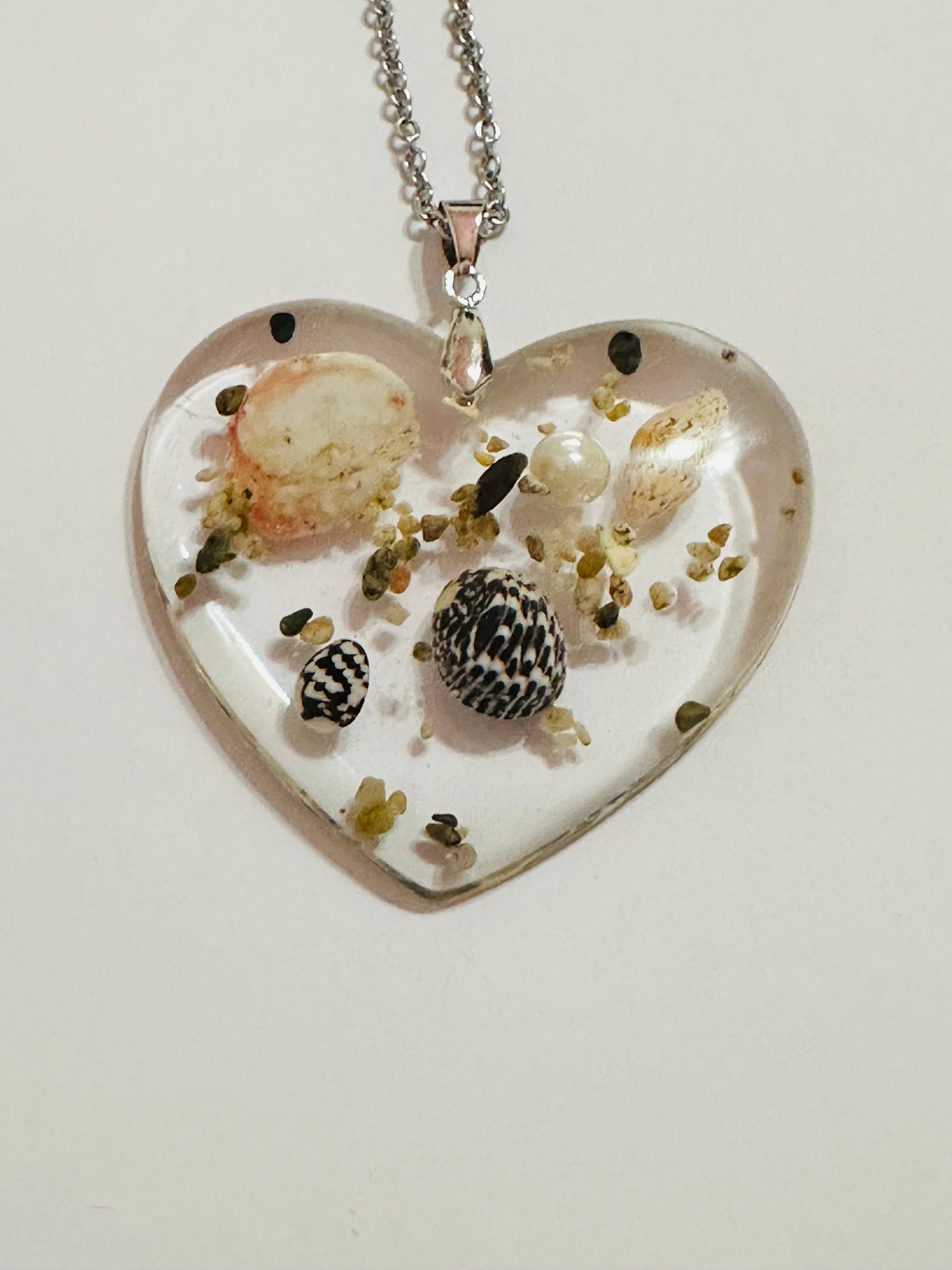 Pendant Encapsulado de desechos de mar