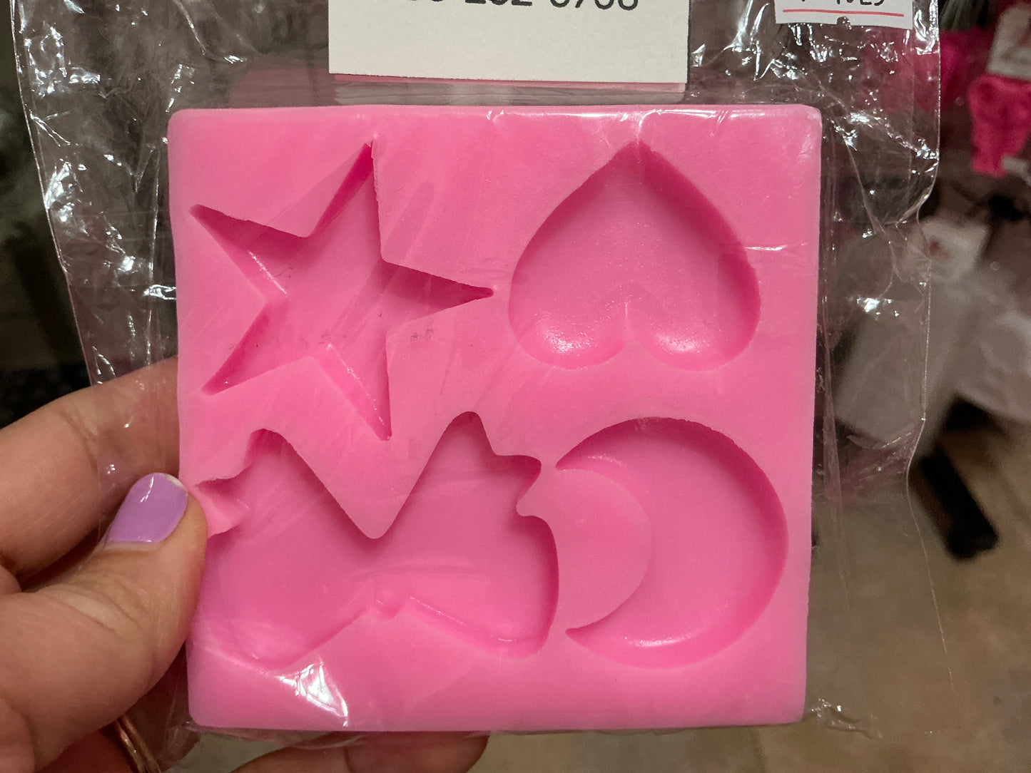 Molde de silicona 4 diseños