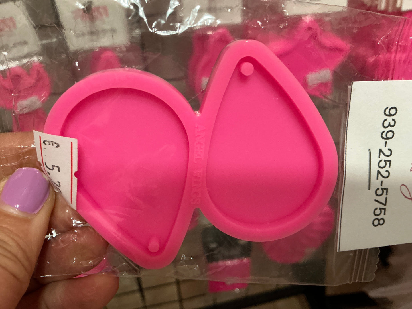 Molde de silicona gota mediana