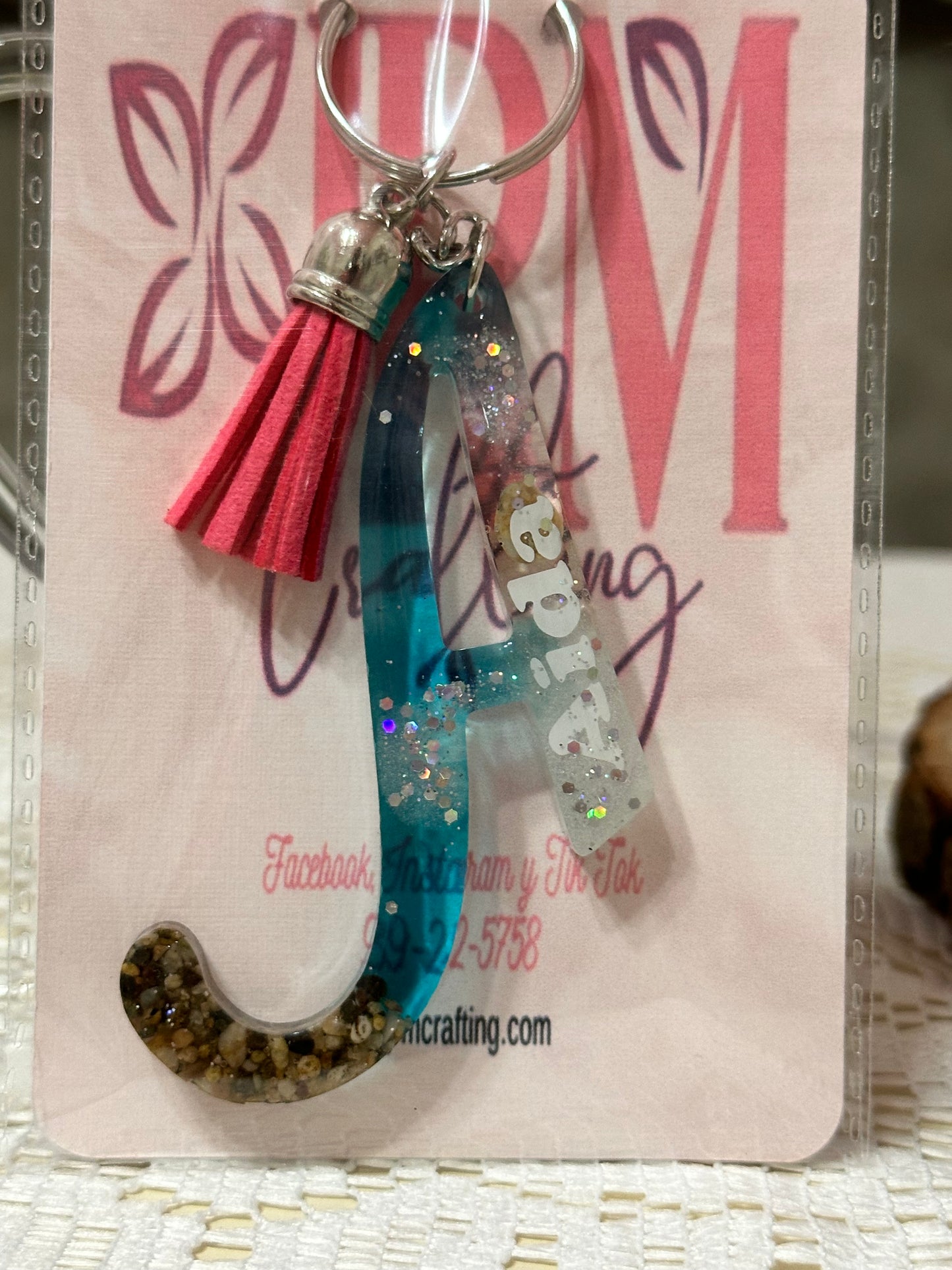 Llaveros artesanales personalizados