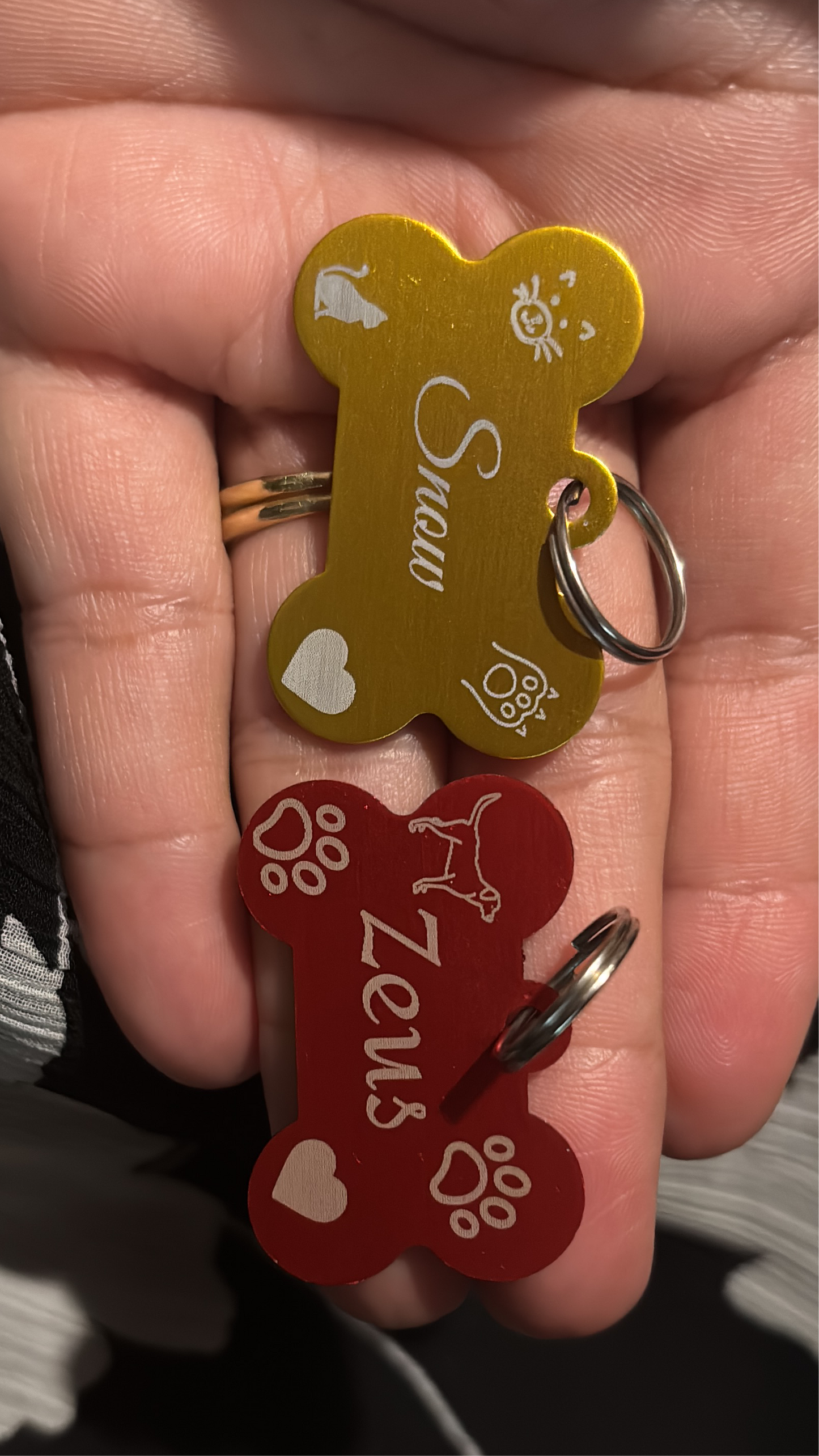 Personalized pet tags(Tags de mascotas personalizado )