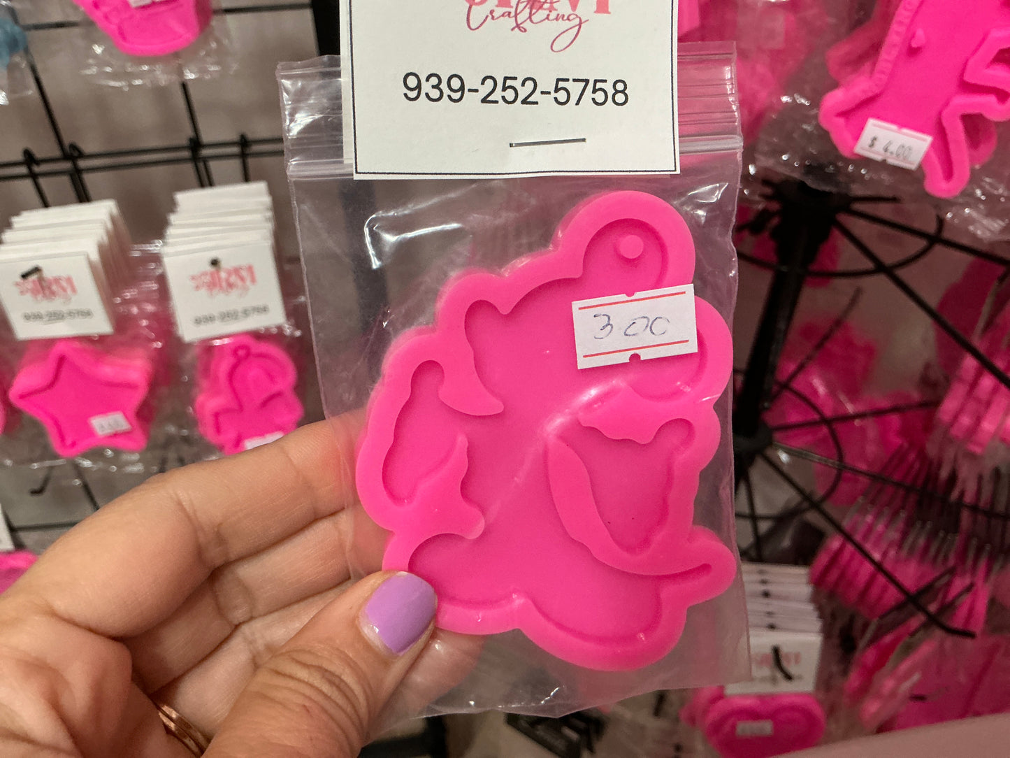 Molde de silicona de ratón