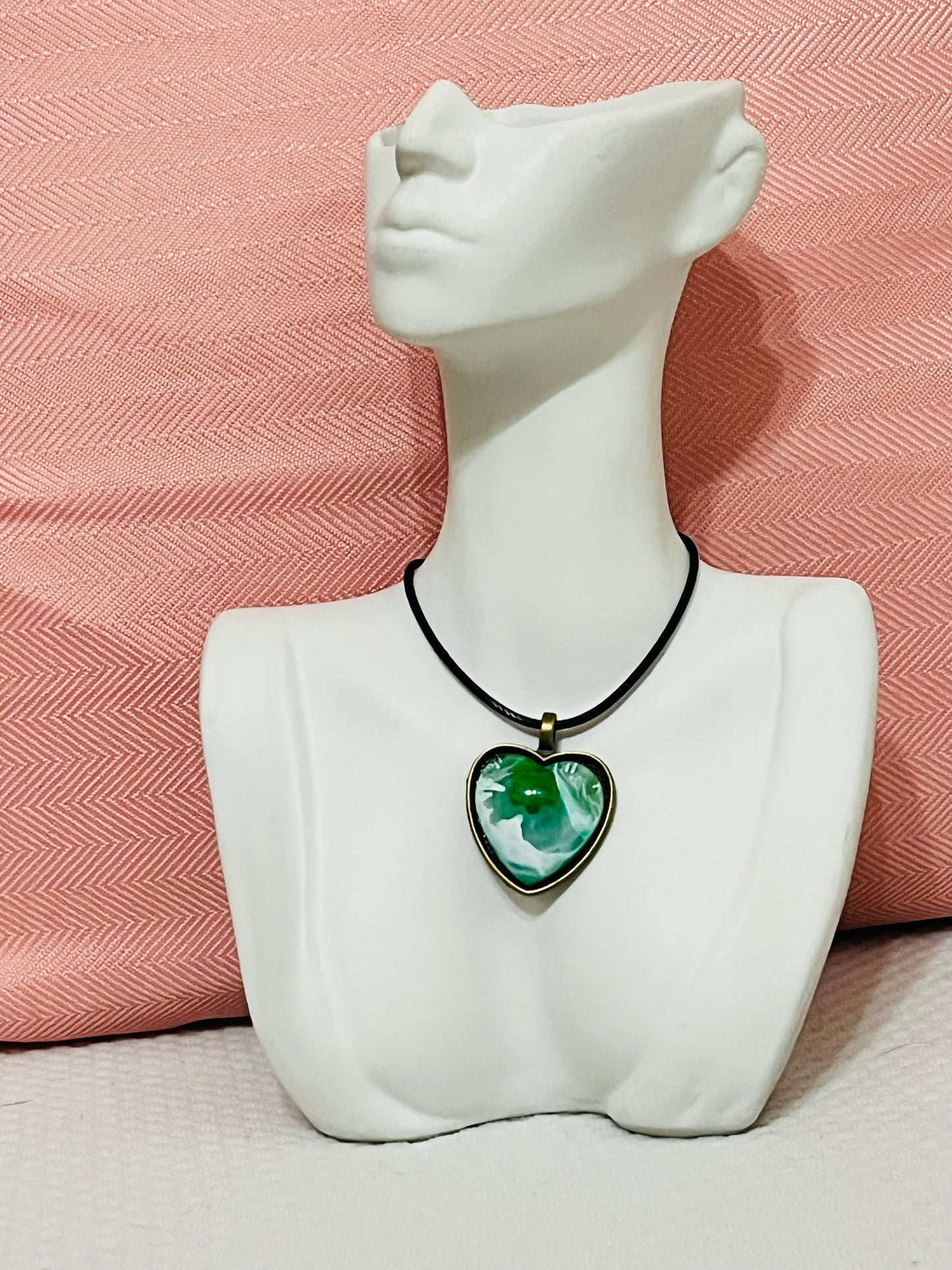 Pendant Corazón verde