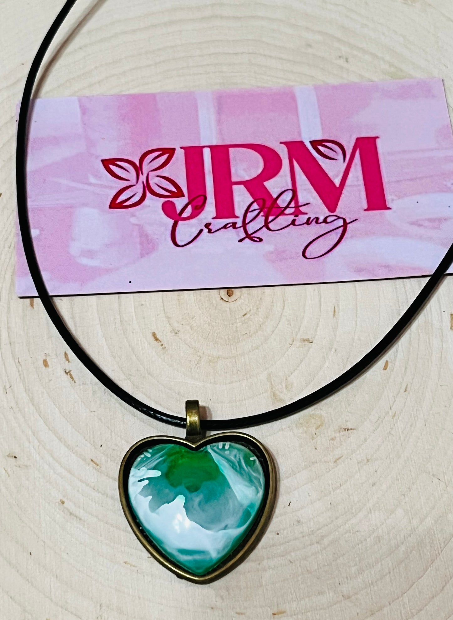 Pendant Corazón verde