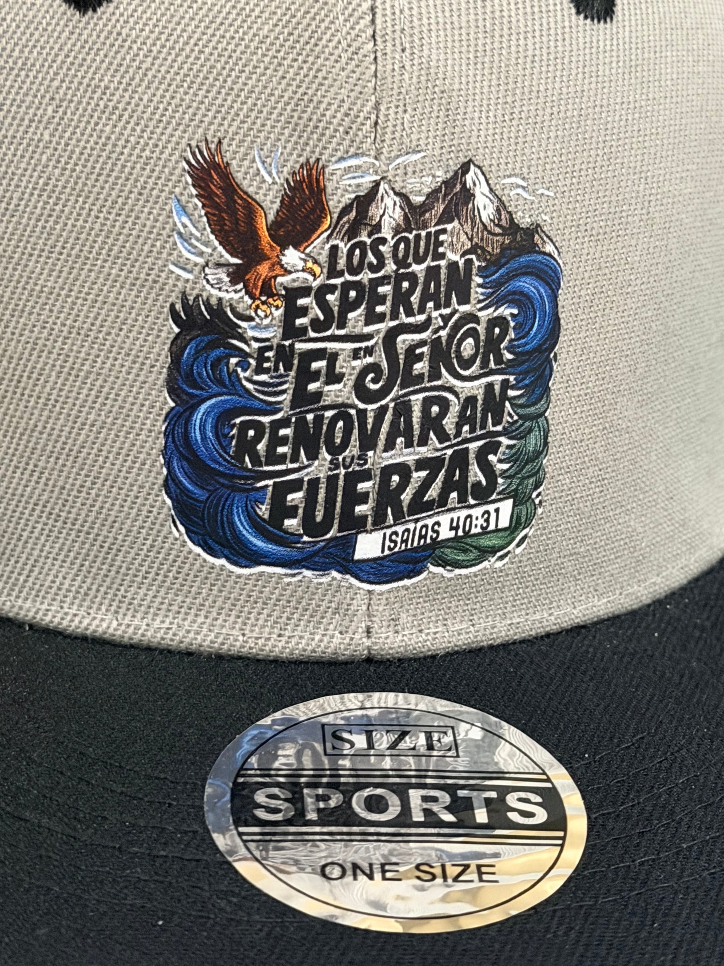 Gorra caballero Isaías 40:31
