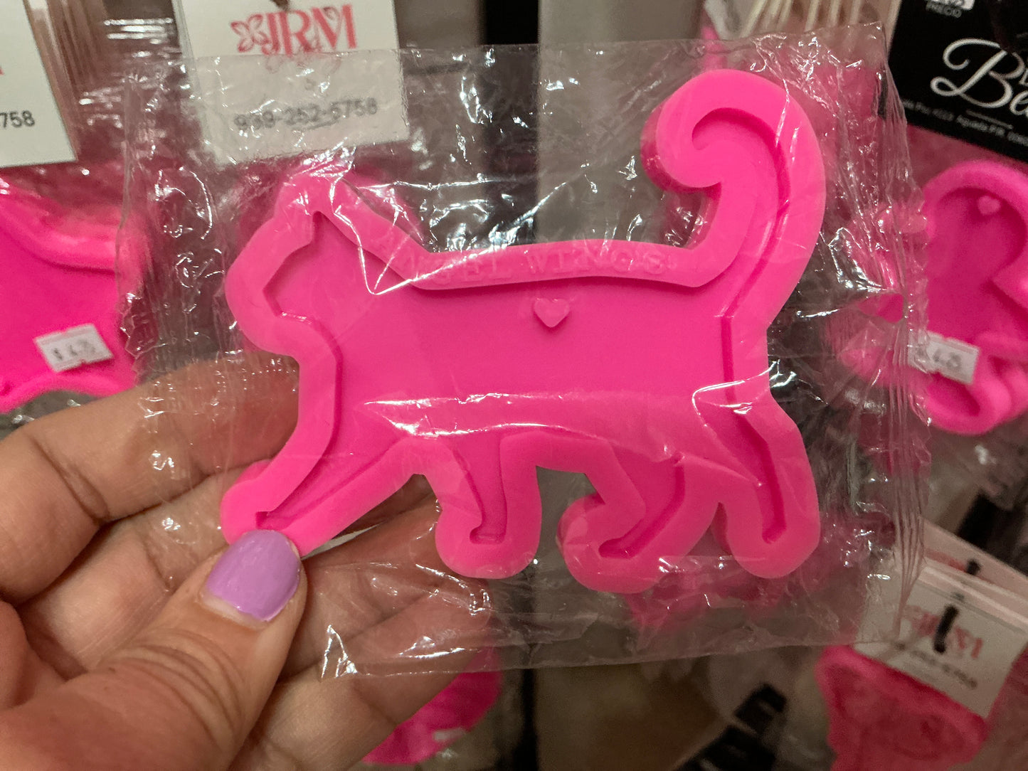 Molde de silicona de Gato