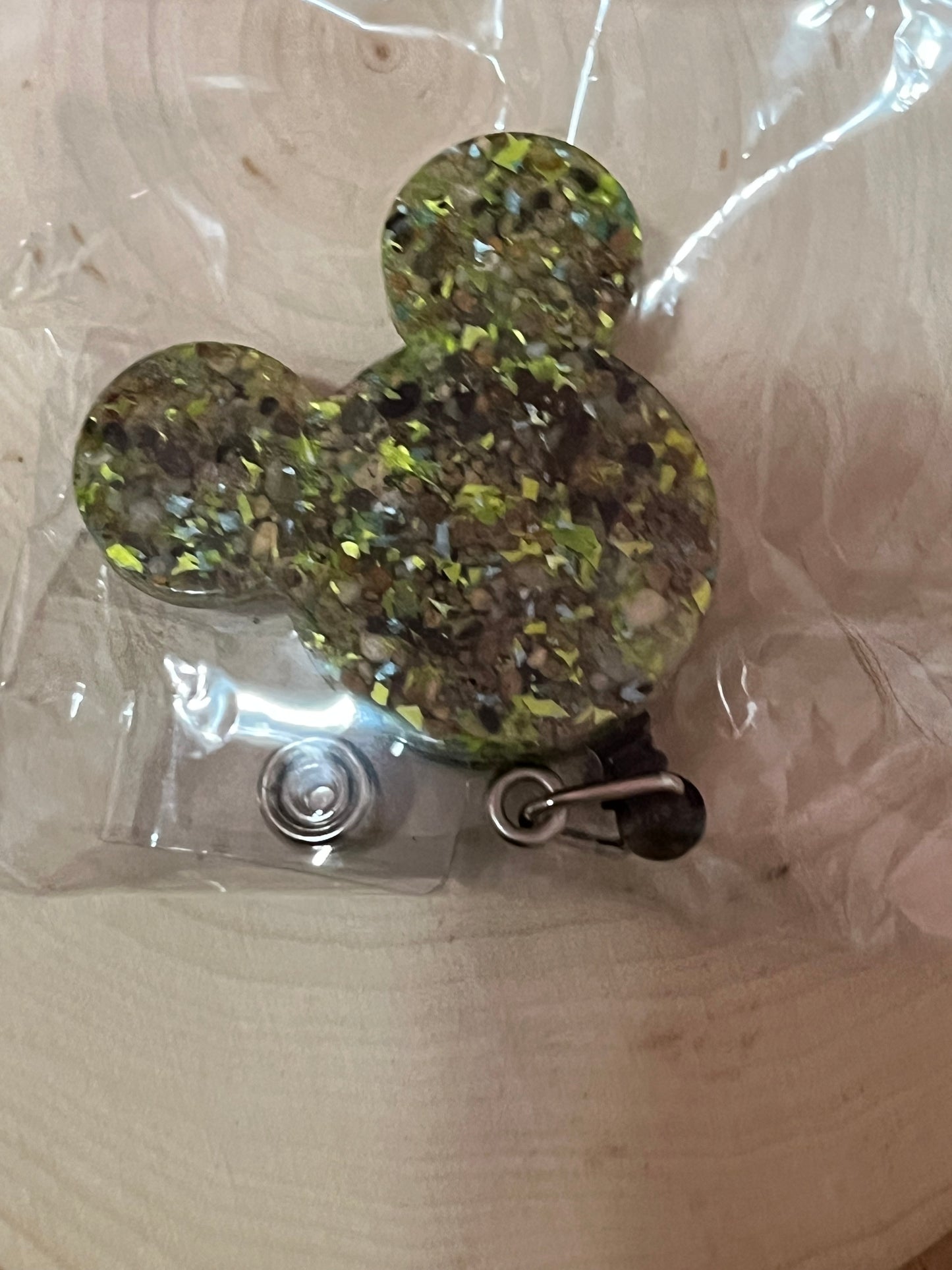 Id Holder Mickey arena de playa