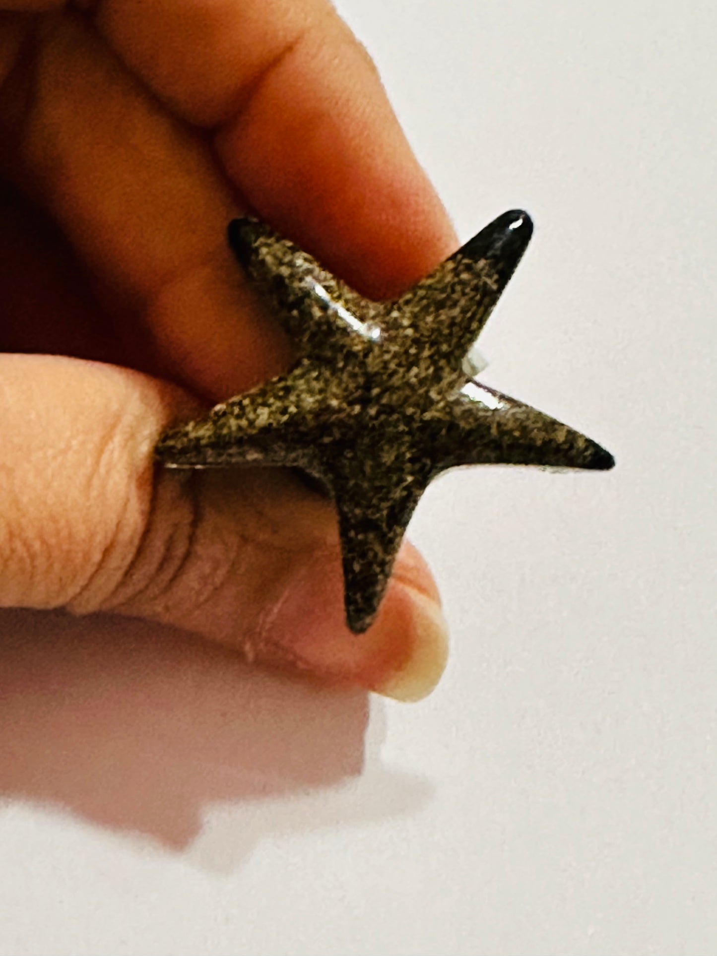 Sortija estrella arena de playa