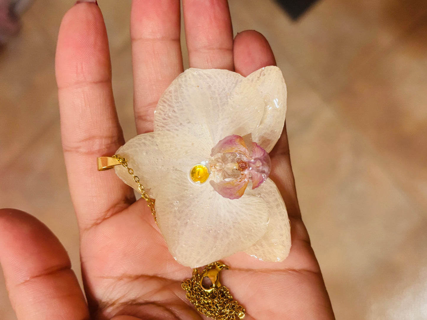 Orquídea real vitrificada