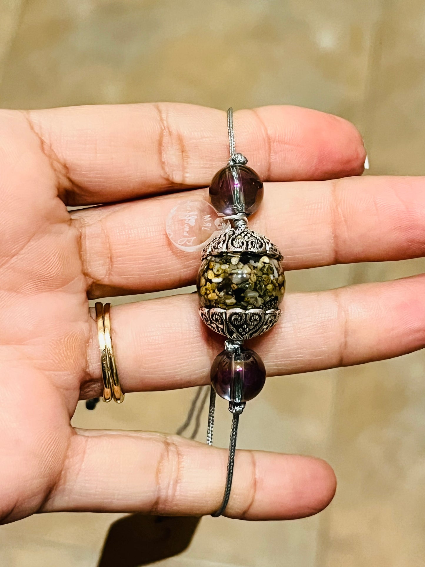 Pulsera artesanal ajustable