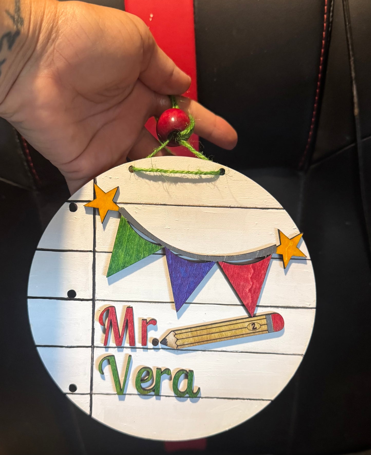 Letrero de maestros
