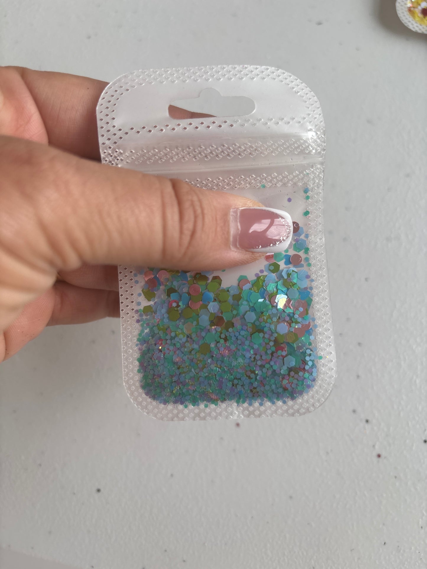 Glitter azul