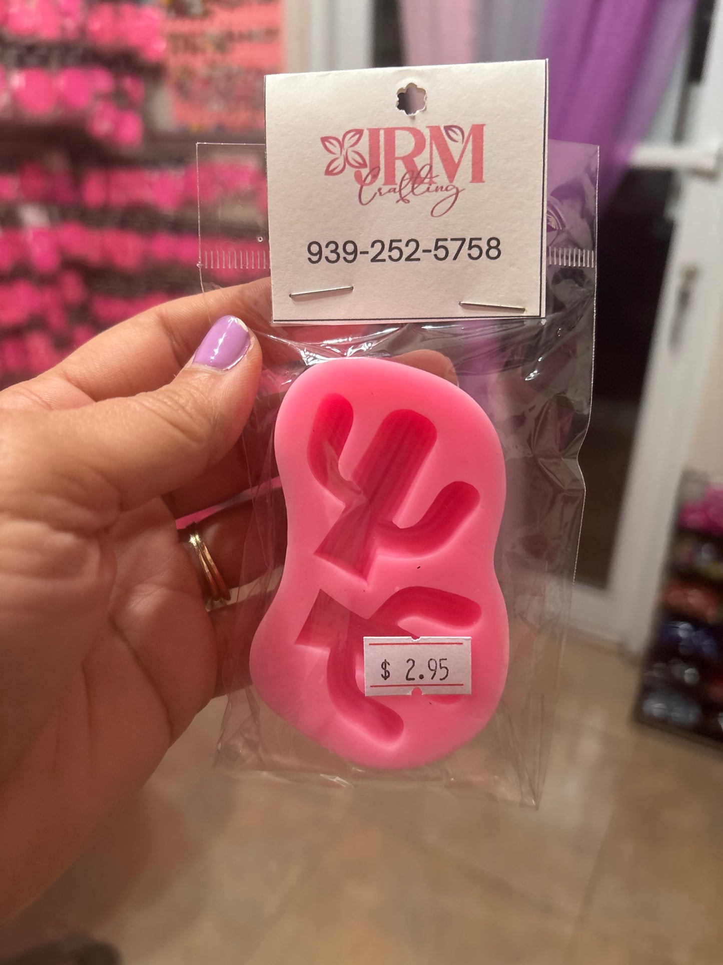 Molde de silicona cactus