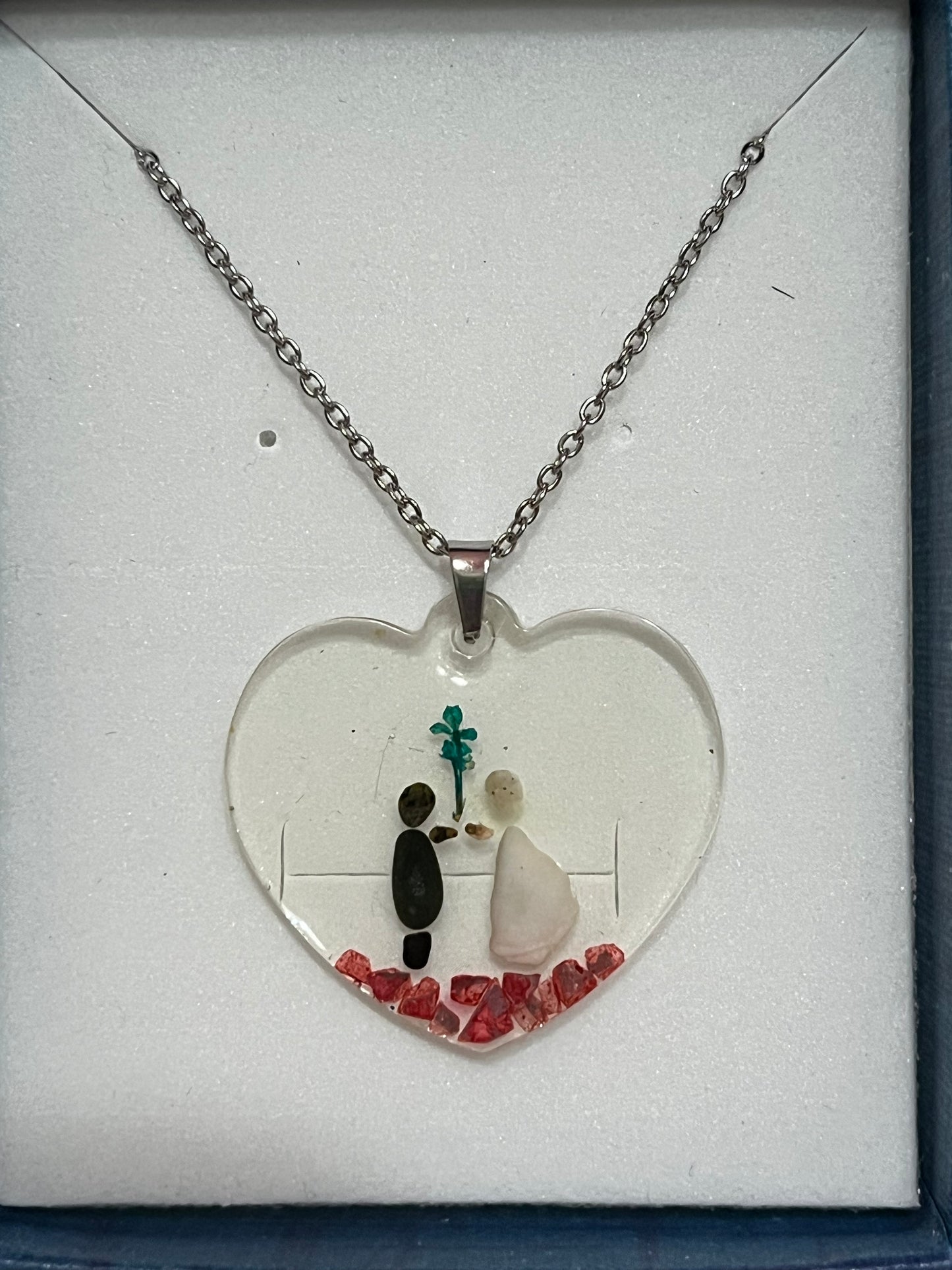 Colgante artesanal novios