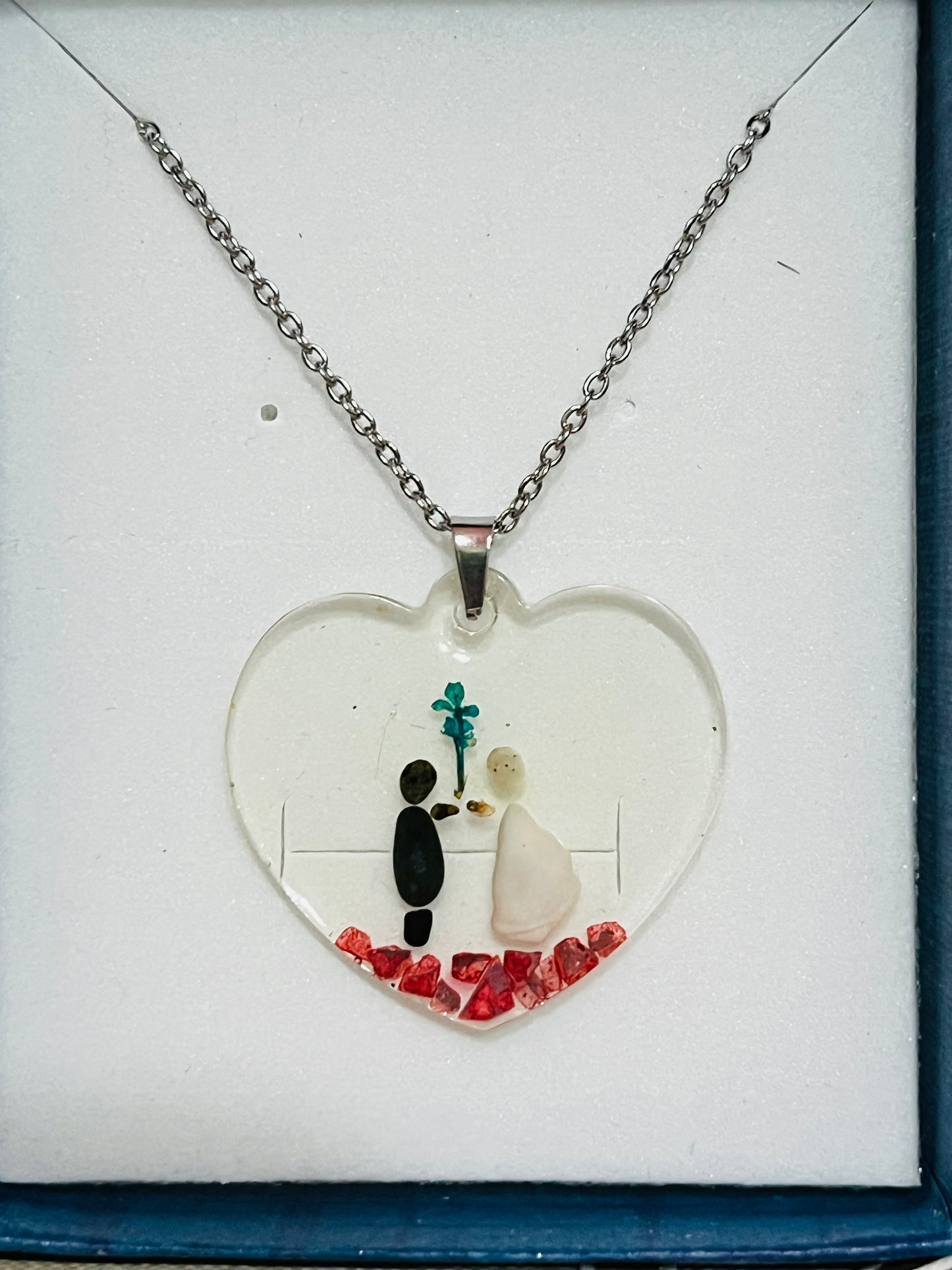 Colgante artesanal novios