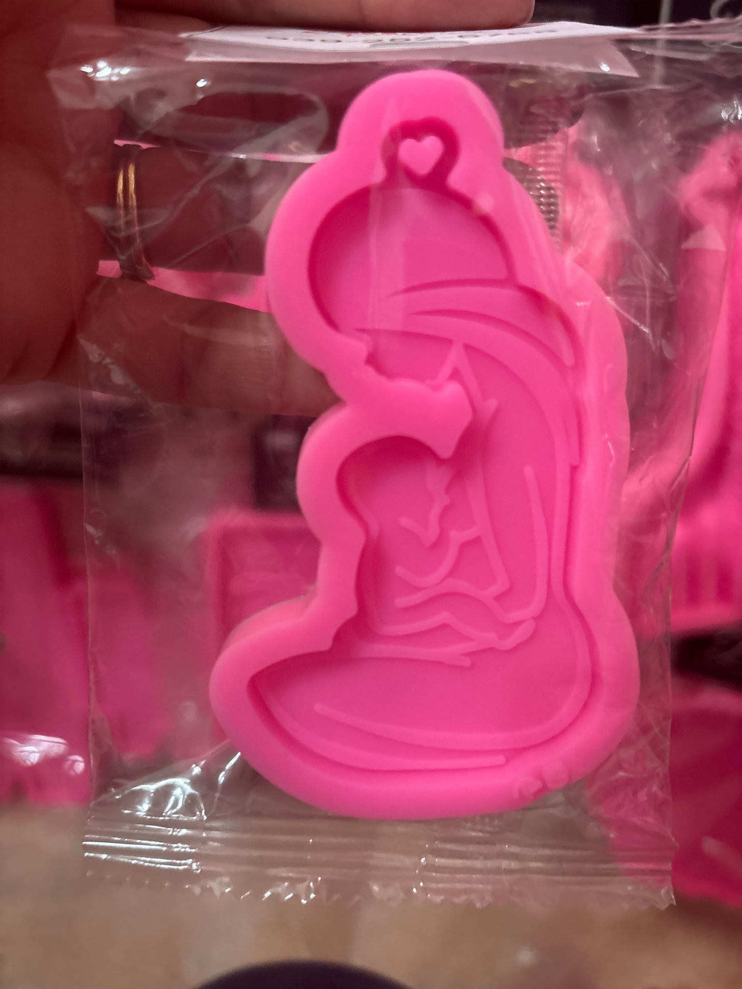 Molde de silicona madre con bebé