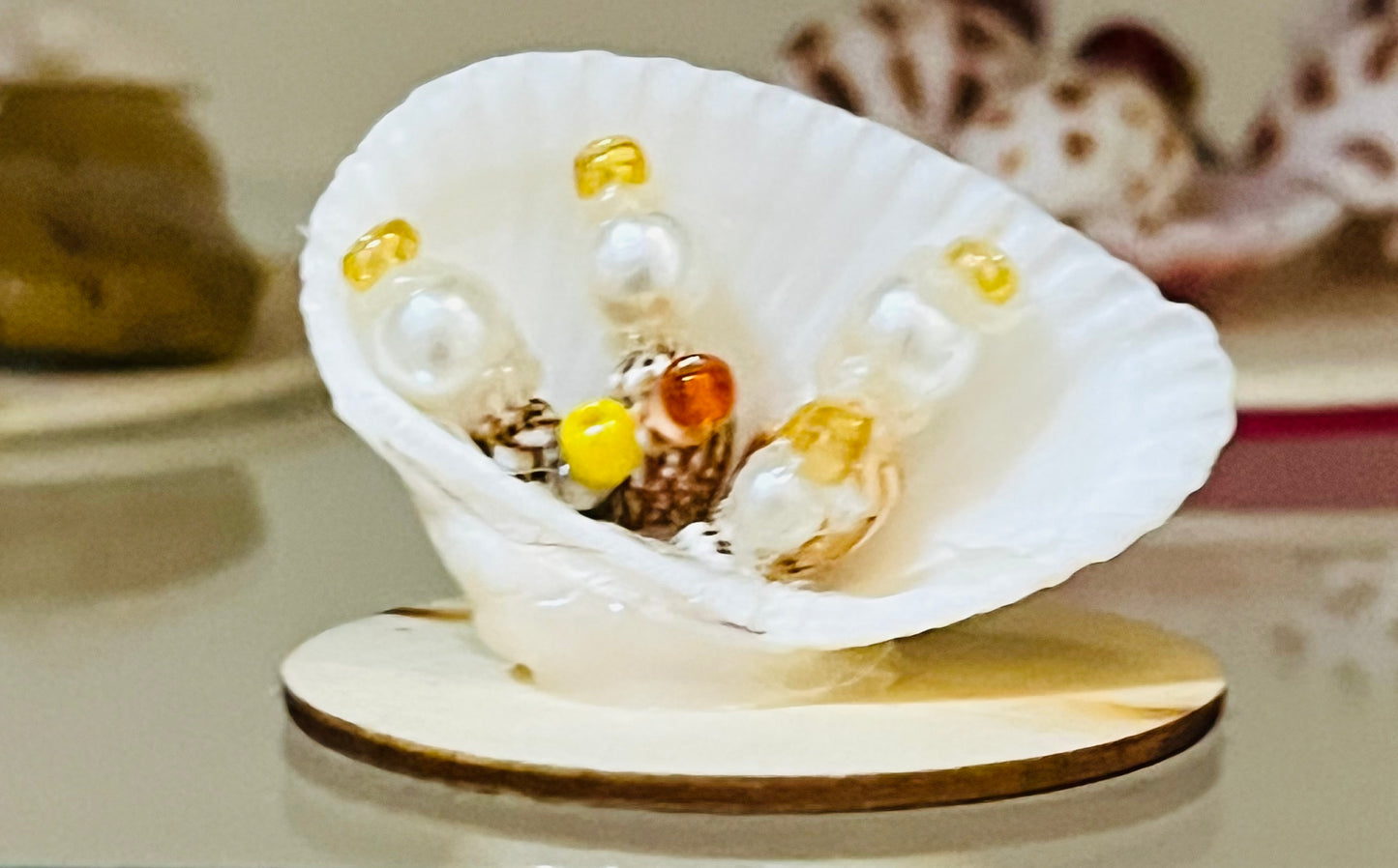 Artesanias creadas con caracoles