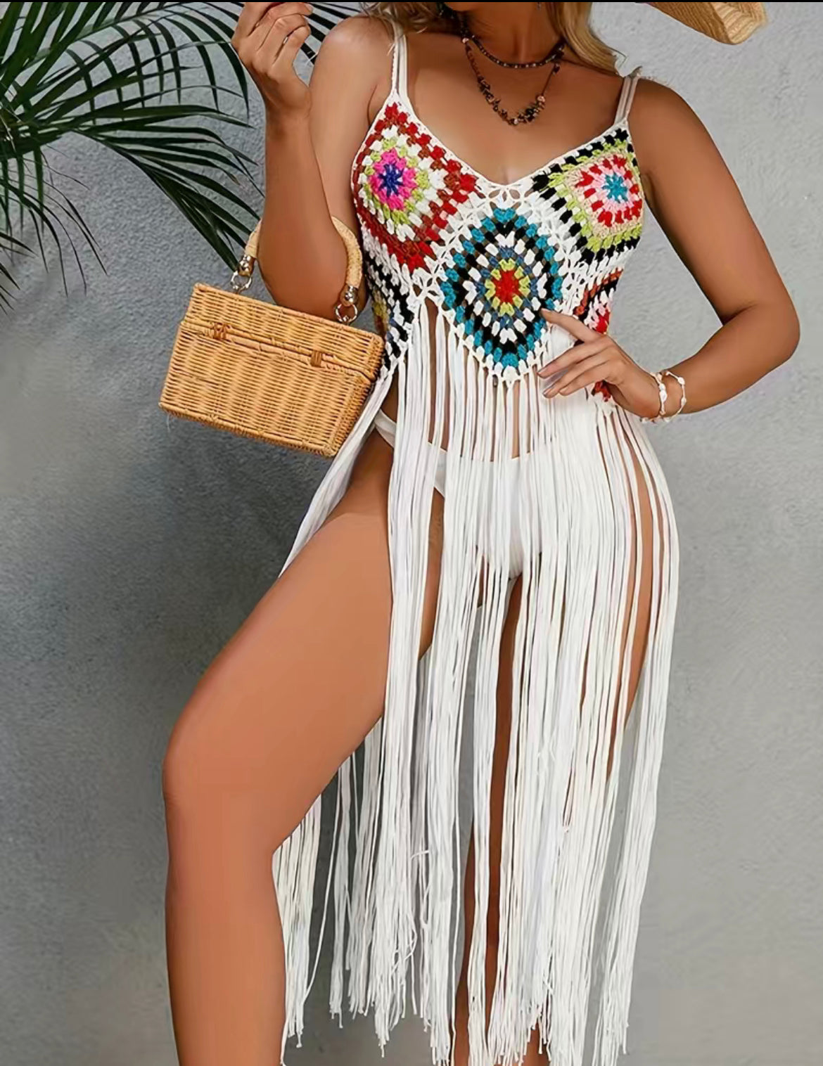 Hermoso camisón en crochet