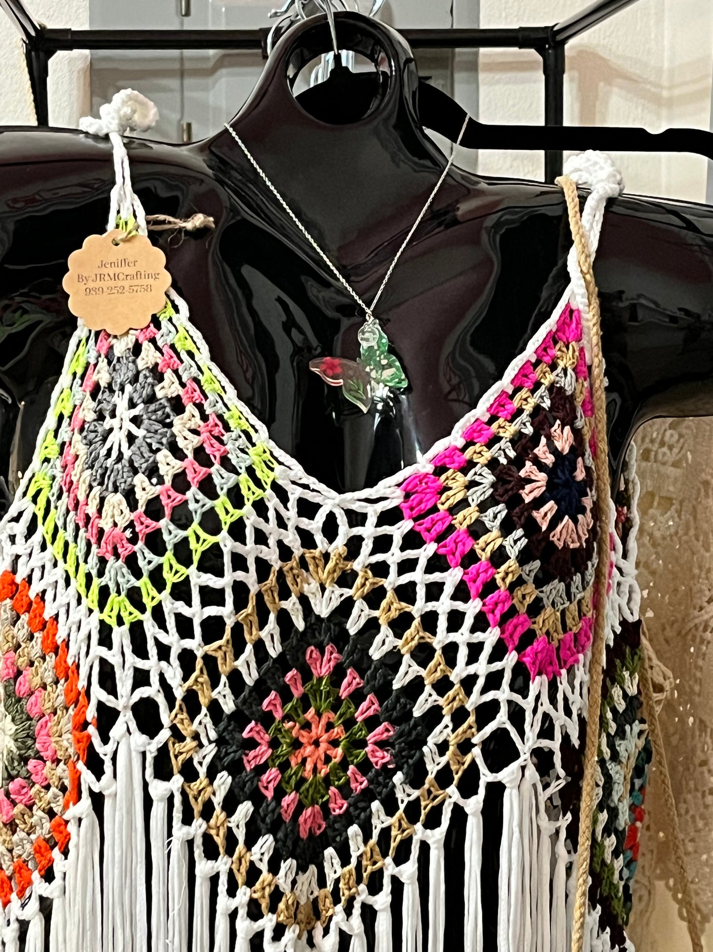 Hermoso camisón en crochet
