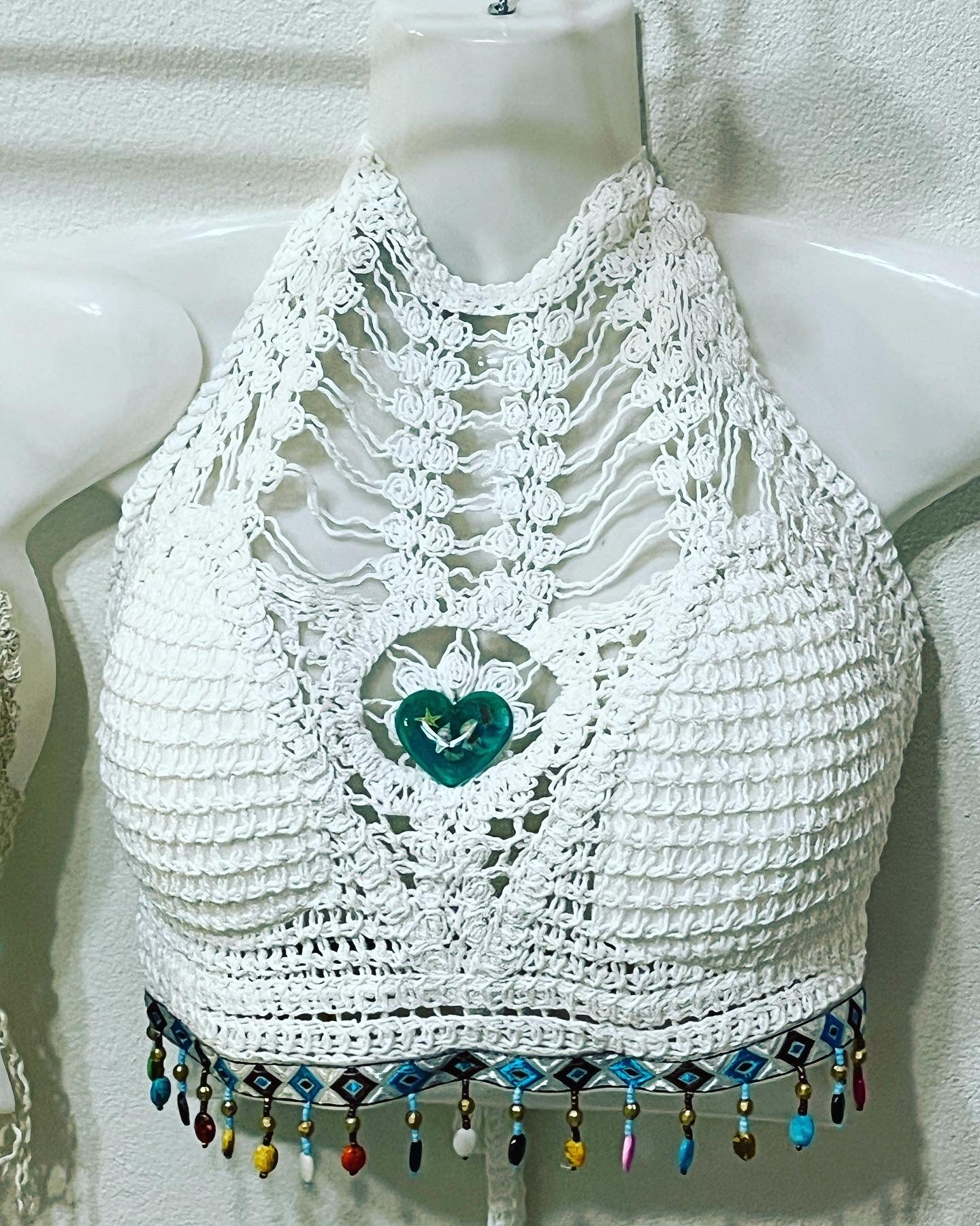 Hermosa camisa en crochet