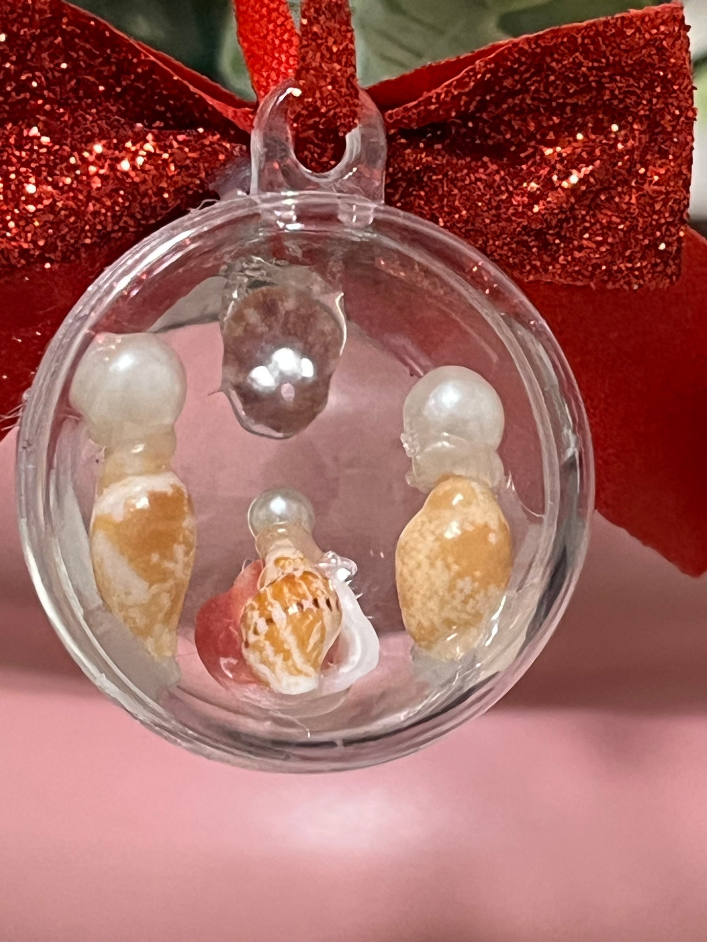 Micro nacimiento artesanal en caracoles