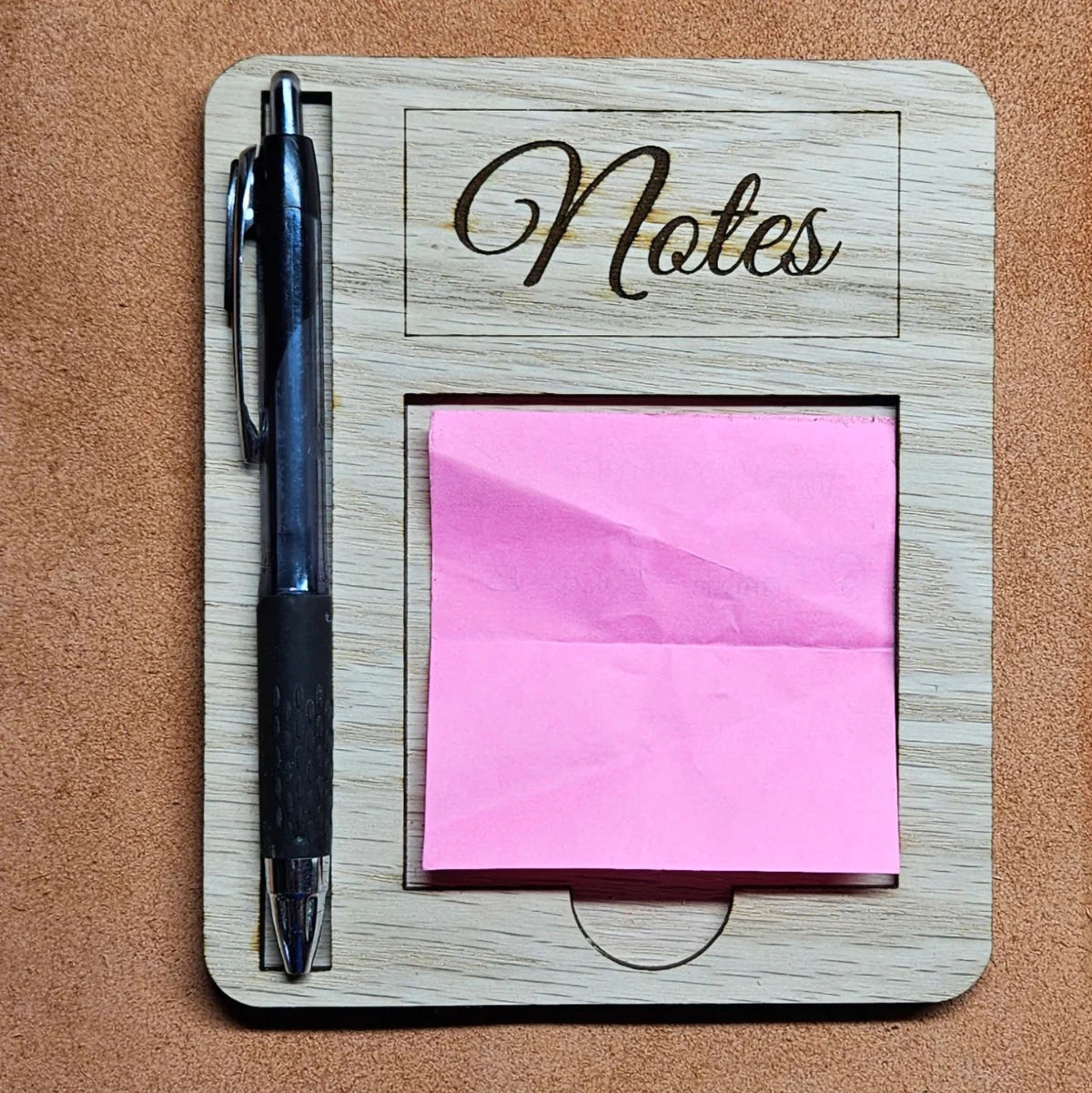 Sticky Note Pen Holder