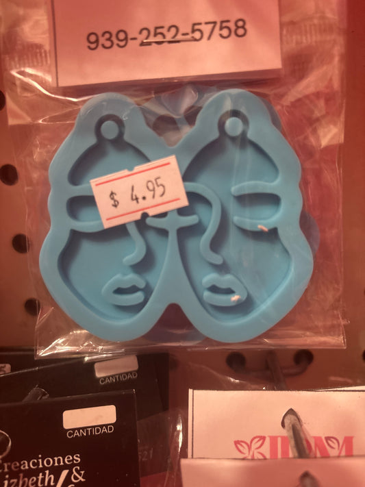 Molde de silicona caras