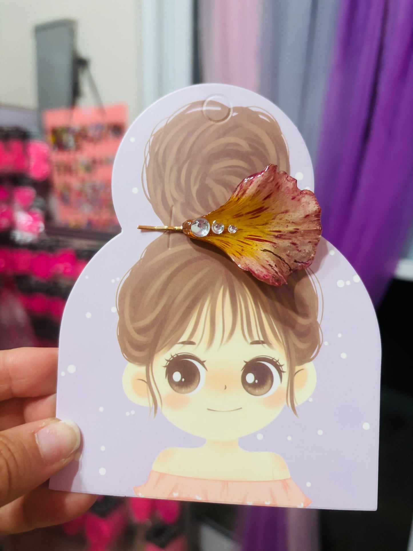 Hebilla pétalo de flamboyan