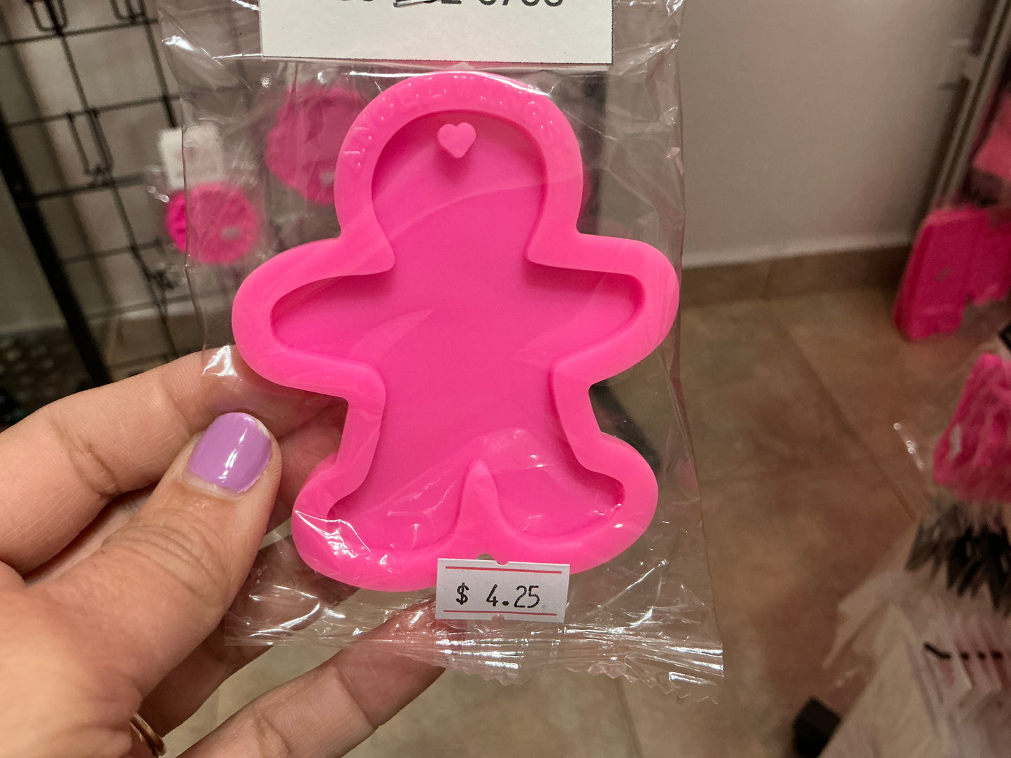 Molde de silicona de galleta de gengibre