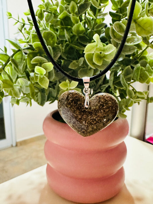 Pendant Corazón arena playa