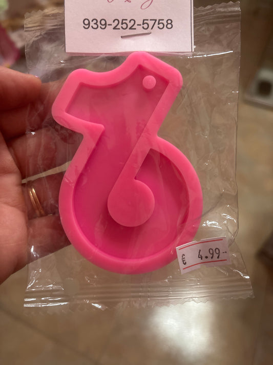 Molde de silicona Tik tok