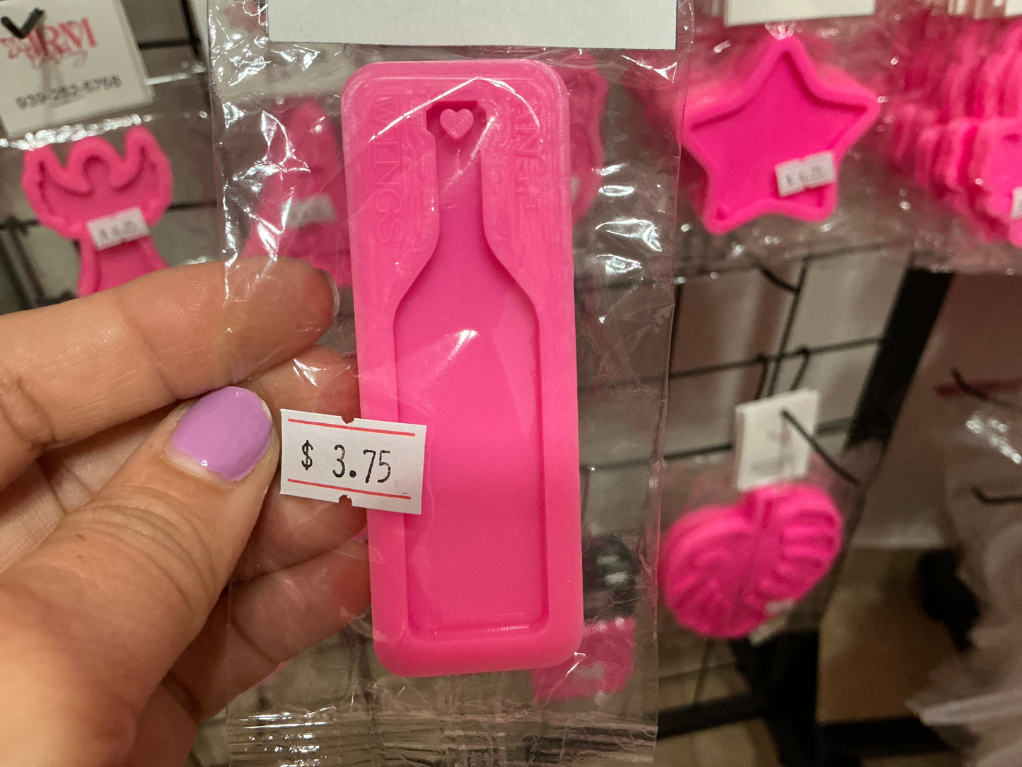 Molde de silicona de botella