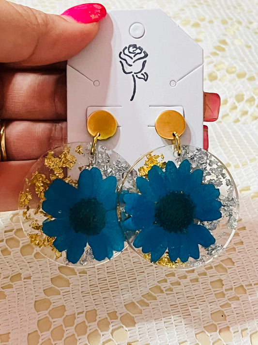 Pantallas flor azul
