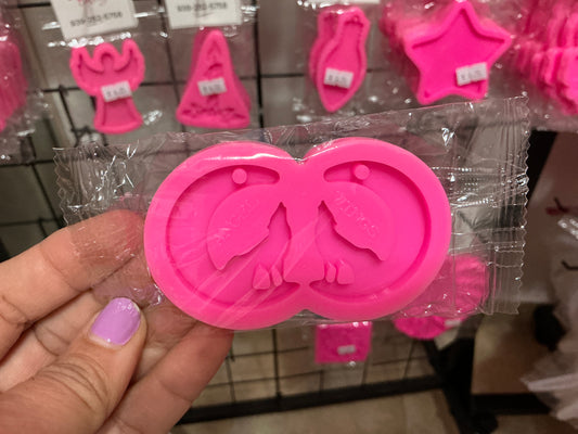 Molde de silicona lobo en la luna