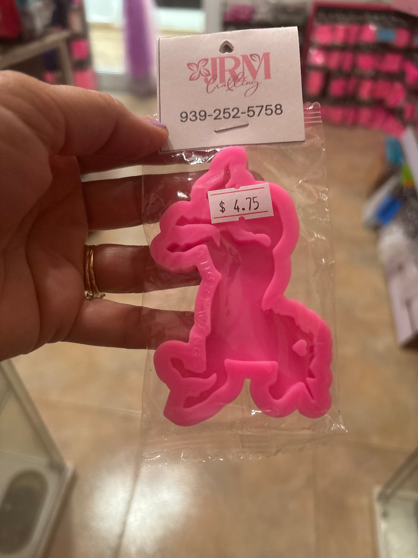 Molde de silicona unicornio