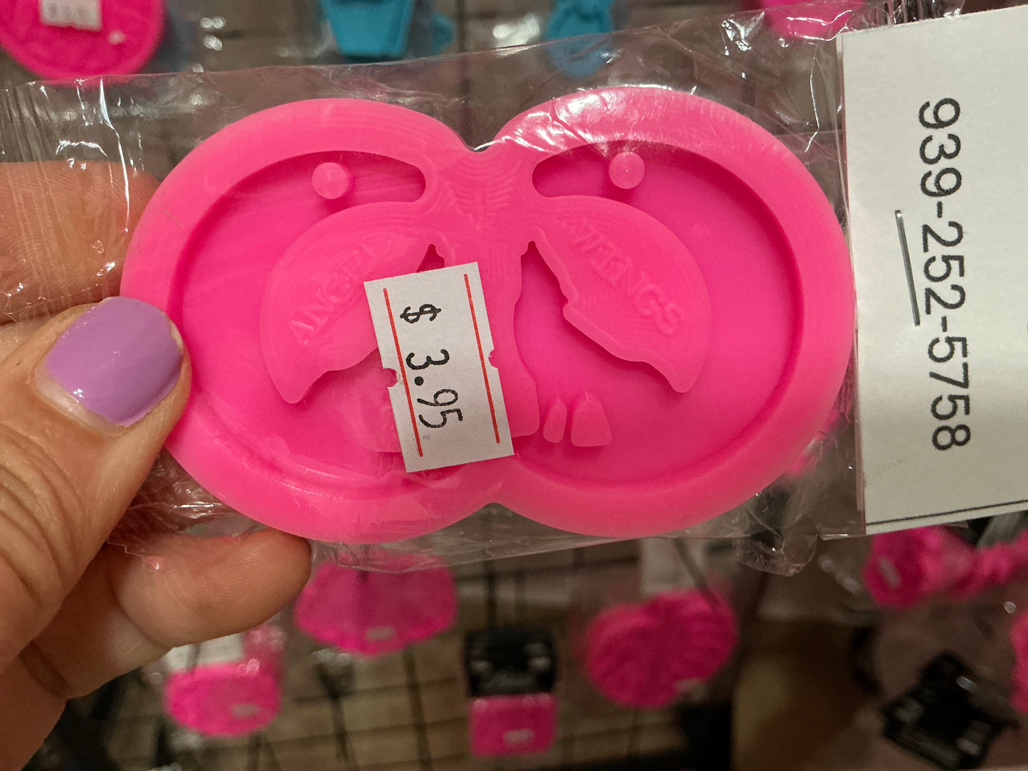 Molde de silicona lobo en la luna