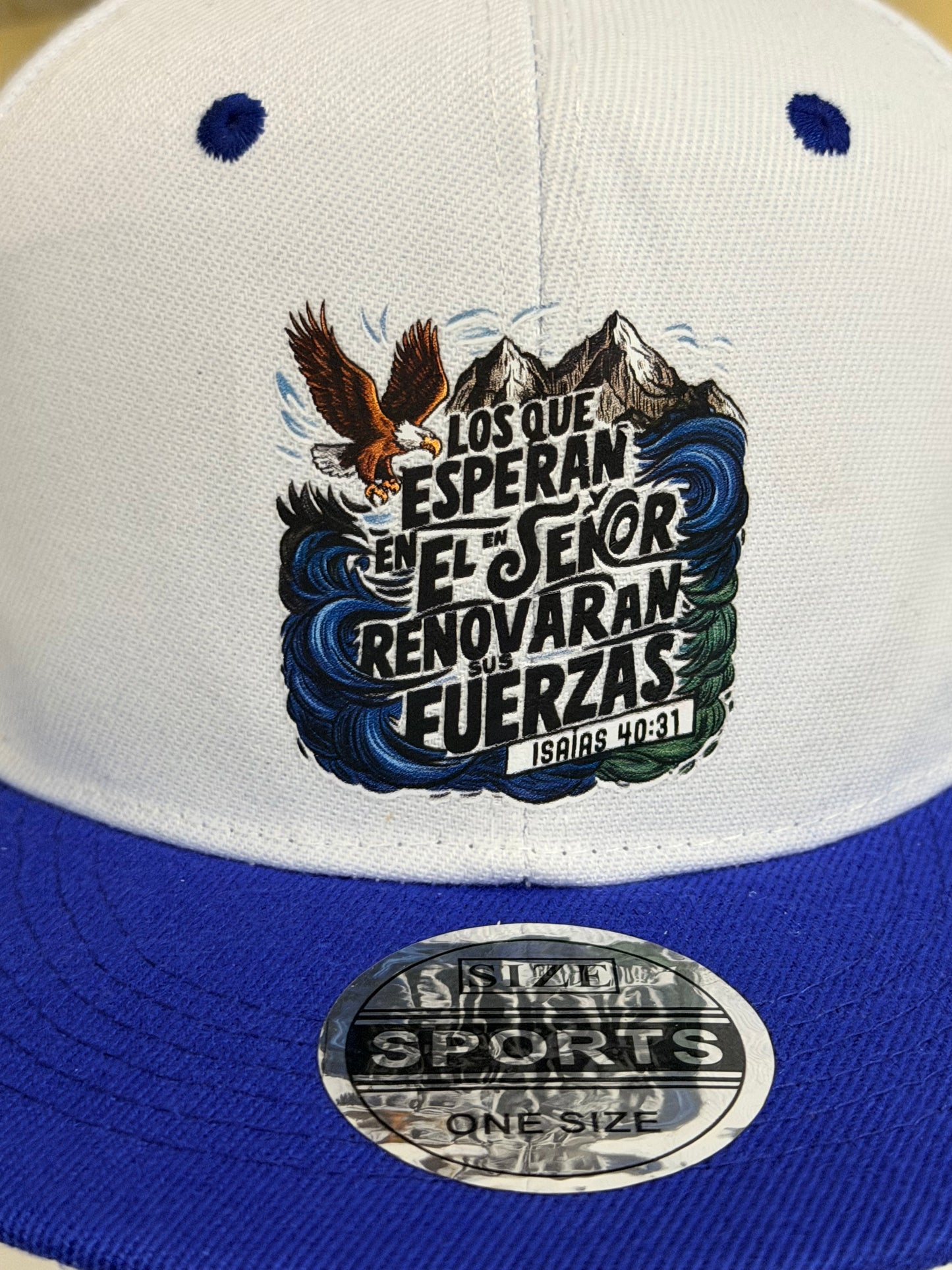 Gorra caballero Isaías 40:31