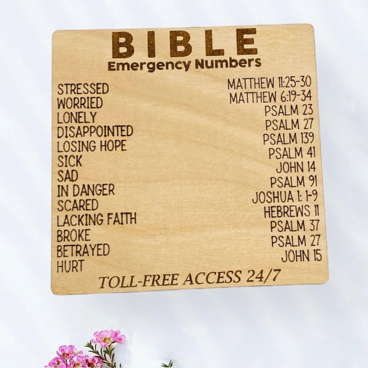 Números de emergencias de la biblia