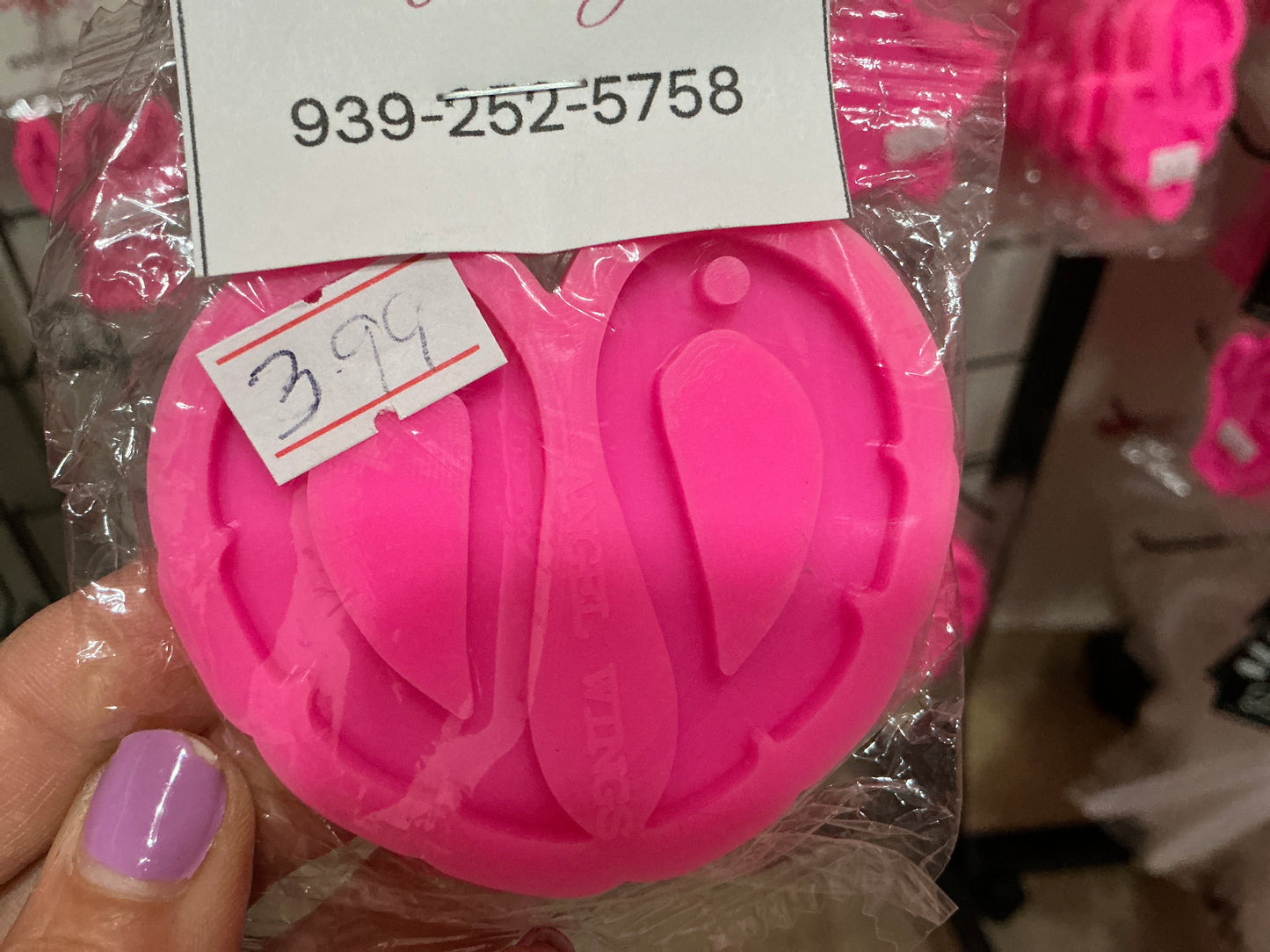 Molde de silicona alas medianas