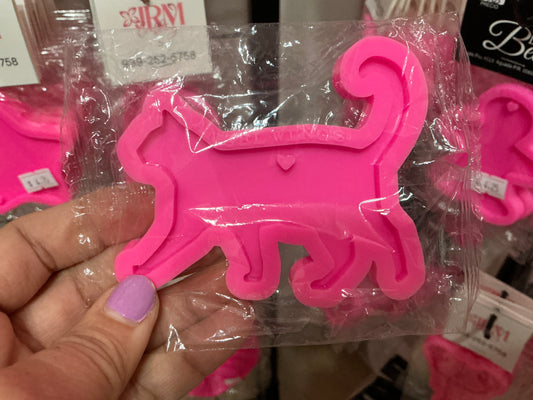Molde de silicona de Gato