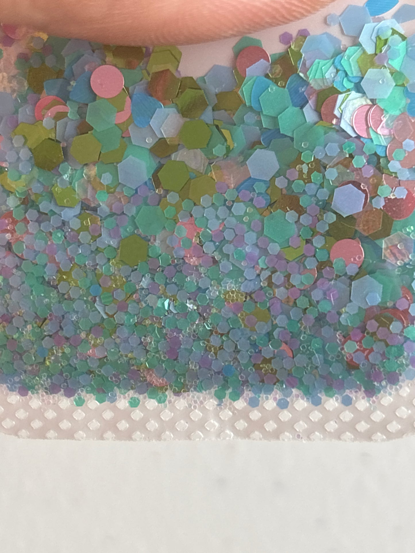 Glitter azul