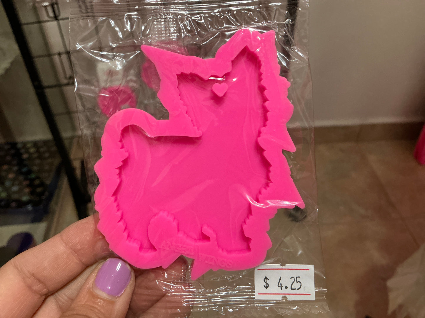 Molde de silicona de perrito