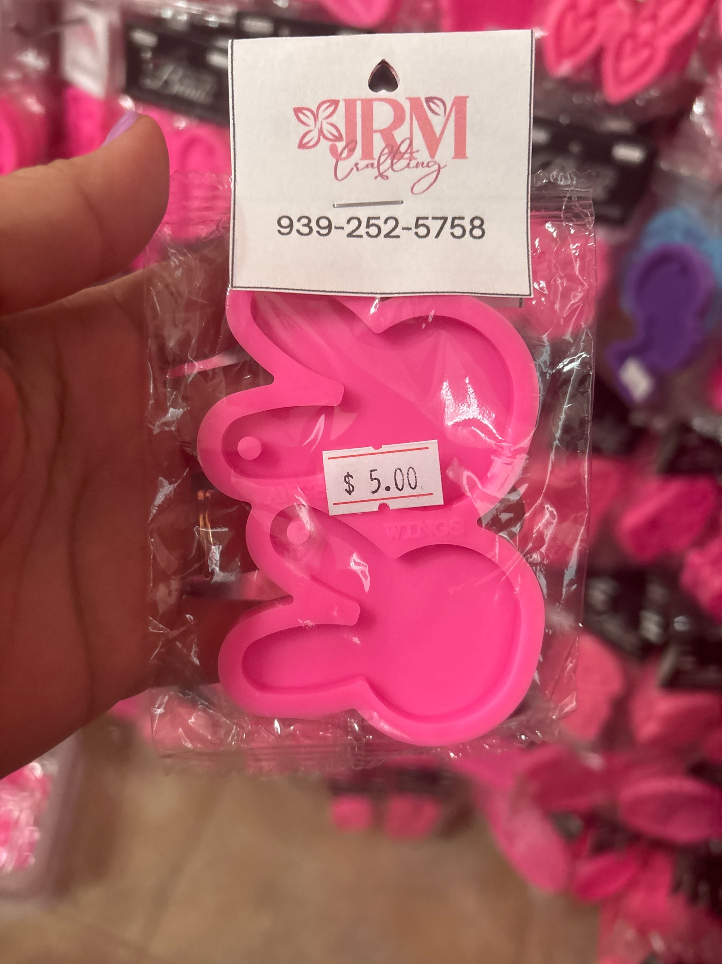 Molde de silicona conejo