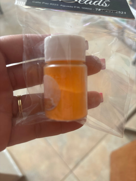 Polvo mica brilla en la oscuridad