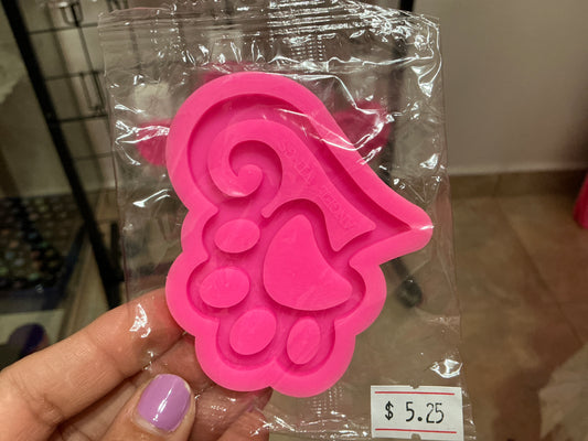 Molde de silicona huella