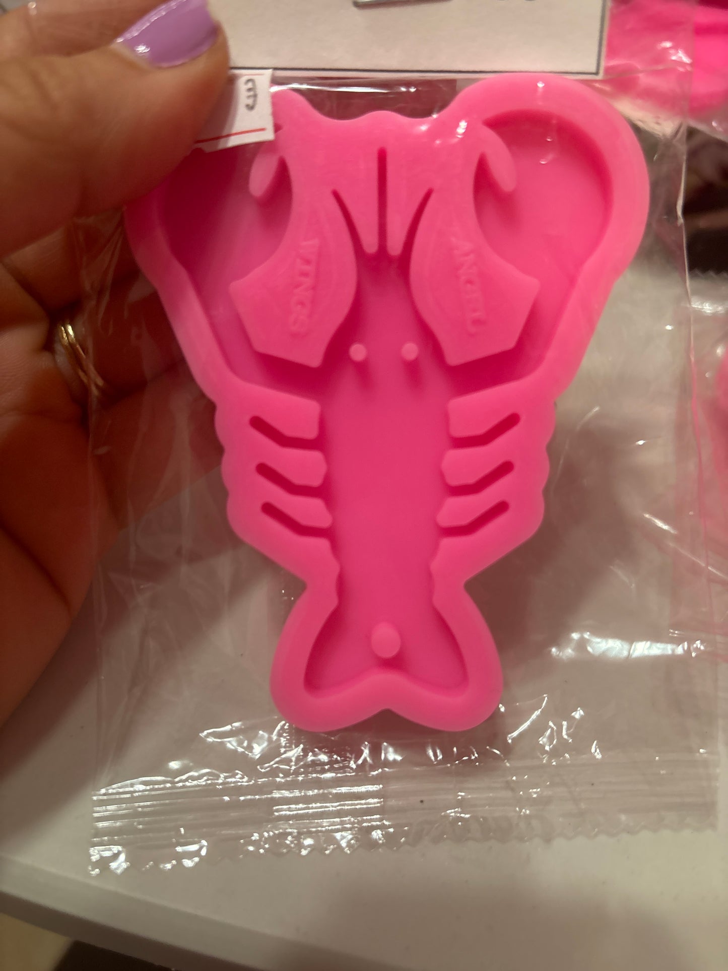 Molde de silicona langosta