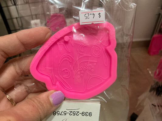 Molde de silicona de pug