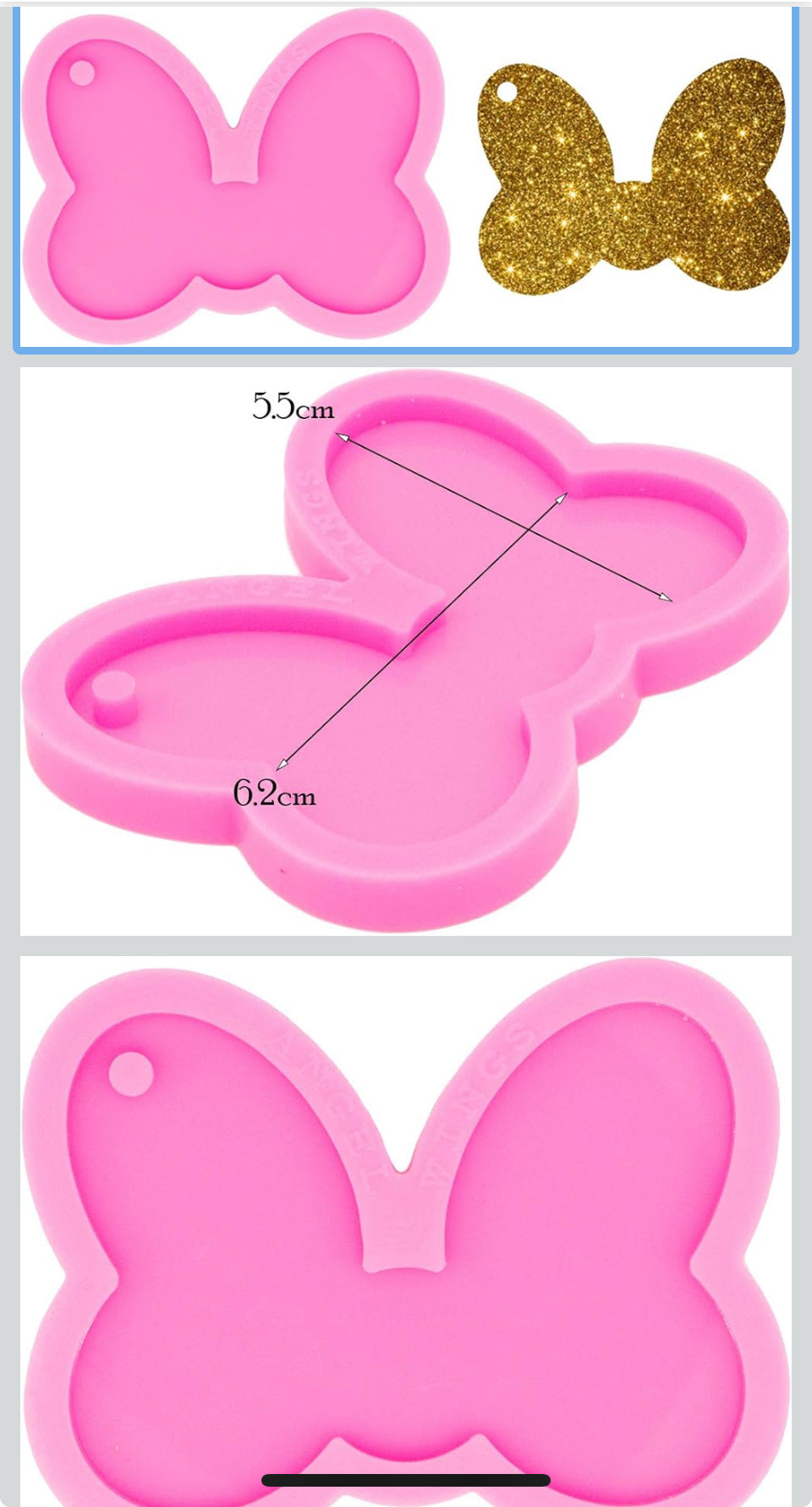 Molde de silicona Lazo