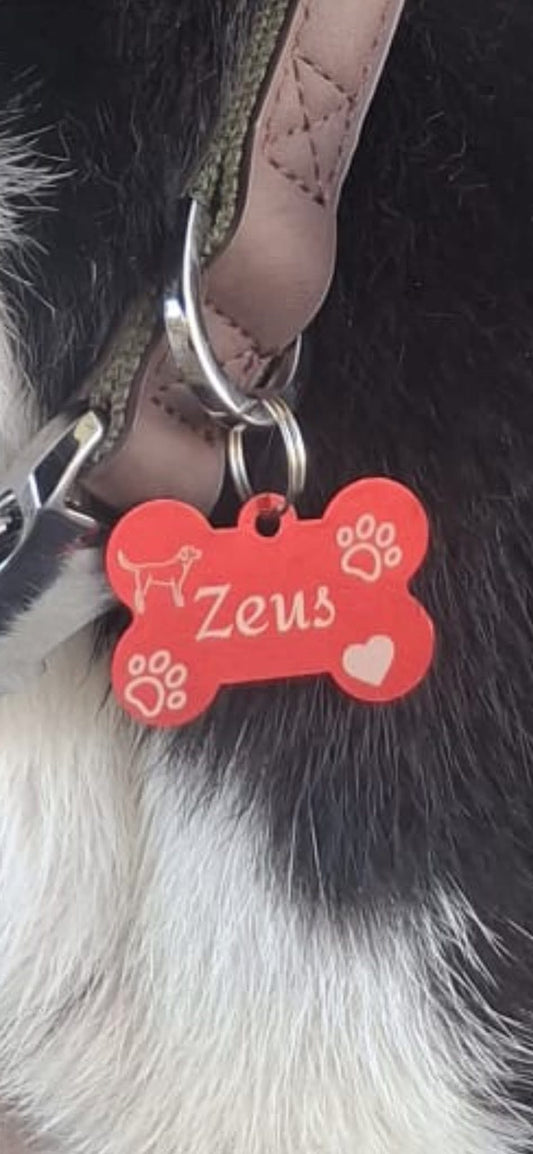 Chapas para mascotas personalizadas